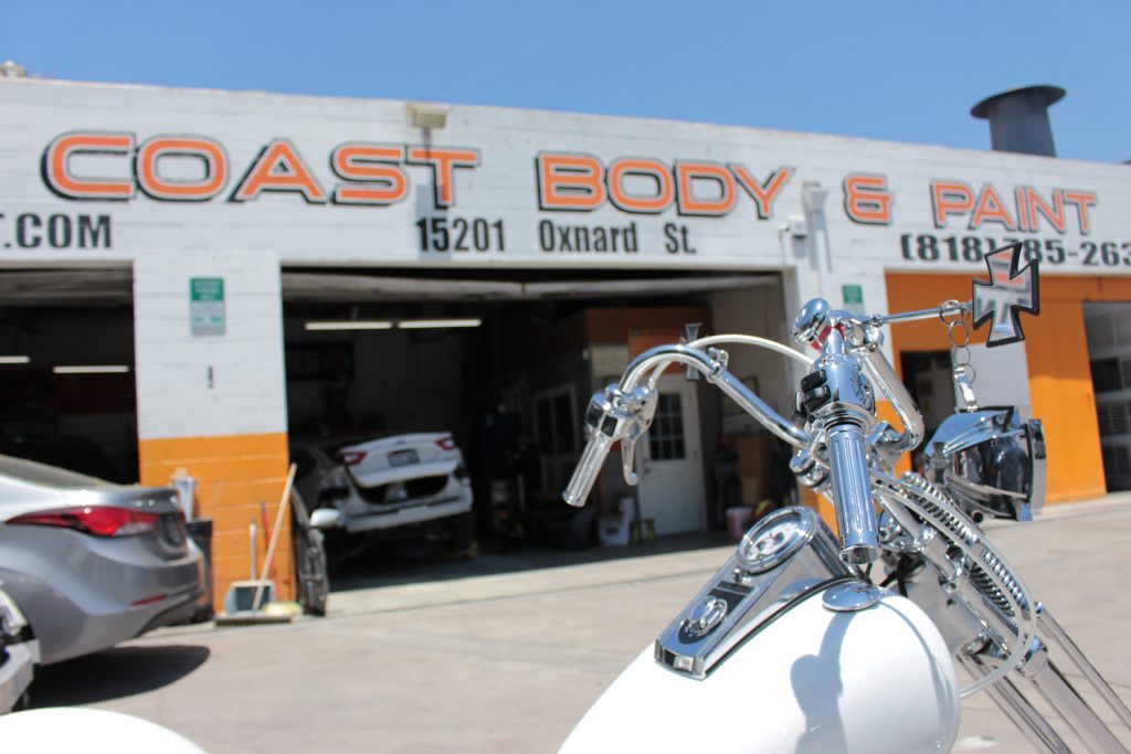Custom Motorcycle Paint Job WEST COAST BODY AND PAINT Van Nuys, Ca